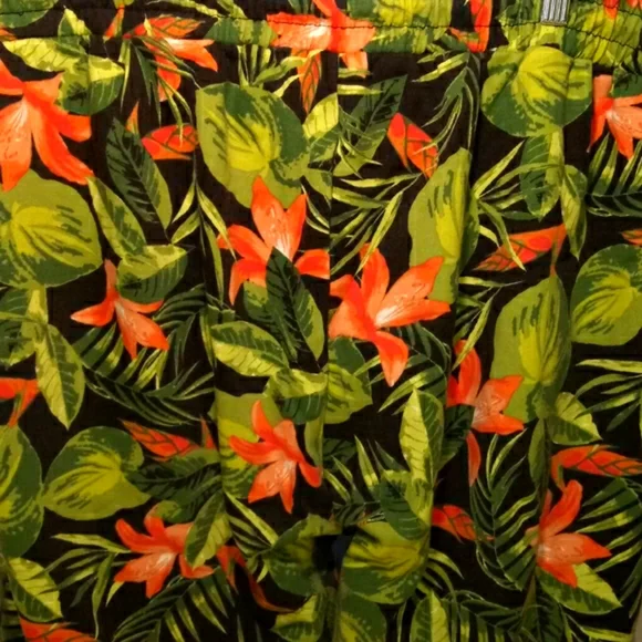 ASHLEY STEWART 2PC TROPICAL JACKET & CAPRI SET